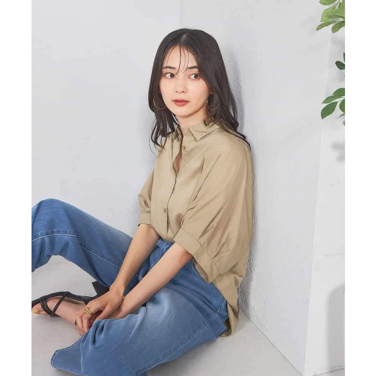 【接触冷感/洗える/イージーケア/毛玉になりにくい】シアータックシャツ | a.v.v【WOMEN】 | 詳細画像21 