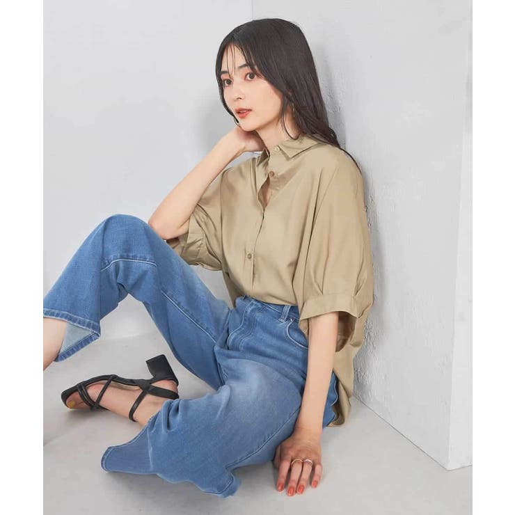 【接触冷感/洗える/イージーケア/毛玉になりにくい】シアータックシャツ | a.v.v【WOMEN】 | 詳細画像22 