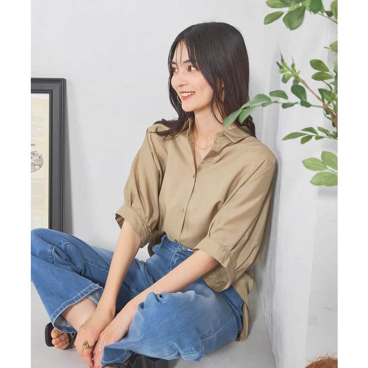 【接触冷感/洗える/イージーケア/毛玉になりにくい】シアータックシャツ | a.v.v【WOMEN】 | 詳細画像24 