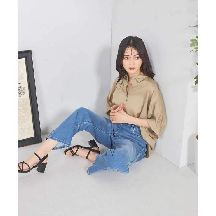 【接触冷感/洗える/イージーケア/毛玉になりにくい】シアータックシャツ | a.v.v【WOMEN】 | 詳細画像25 