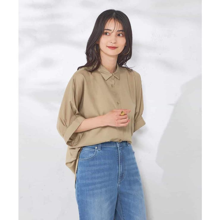 【接触冷感/洗える/イージーケア/毛玉になりにくい】シアータックシャツ | a.v.v【WOMEN】 | 詳細画像28 