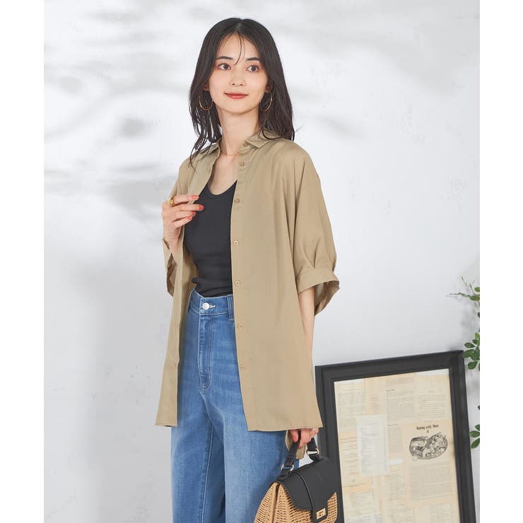 【接触冷感/洗える/イージーケア/毛玉になりにくい】シアータックシャツ | a.v.v【WOMEN】 | 詳細画像31 