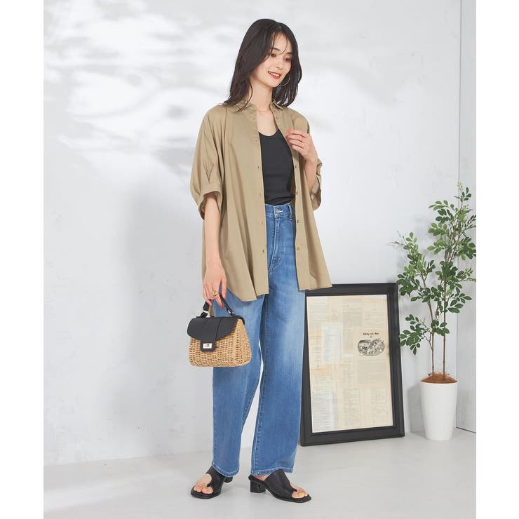 【接触冷感/洗える/イージーケア/毛玉になりにくい】シアータックシャツ | a.v.v【WOMEN】 | 詳細画像34 