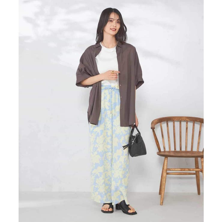 【接触冷感/洗える/イージーケア/毛玉になりにくい】シアータックシャツ | a.v.v【WOMEN】 | 詳細画像40 