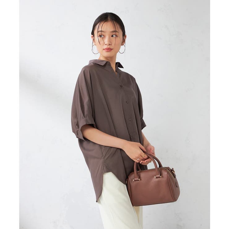 【接触冷感/洗える/イージーケア/毛玉になりにくい】シアータックシャツ | a.v.v【WOMEN】 | 詳細画像43 