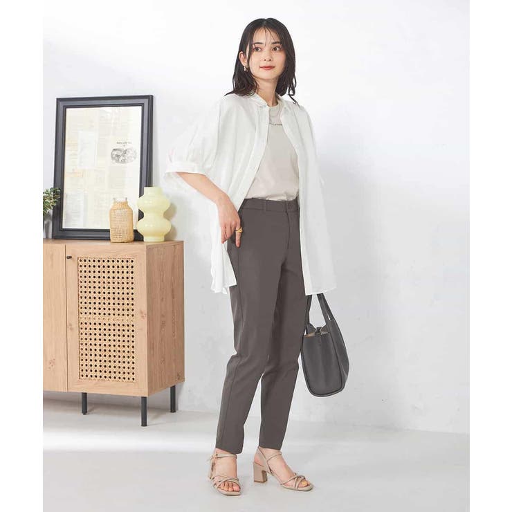 【接触冷感/洗える/イージーケア/毛玉になりにくい】シアータックシャツ | a.v.v【WOMEN】 | 詳細画像51 