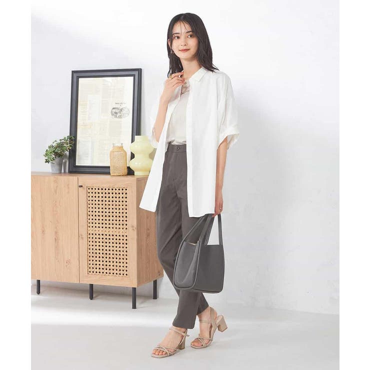 【接触冷感/洗える/イージーケア/毛玉になりにくい】シアータックシャツ | a.v.v【WOMEN】 | 詳細画像52 