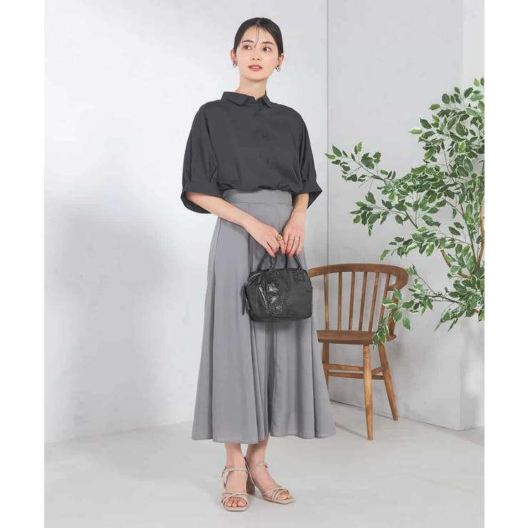 【接触冷感/洗える/イージーケア/毛玉になりにくい】シアータックシャツ | a.v.v【WOMEN】 | 詳細画像63 