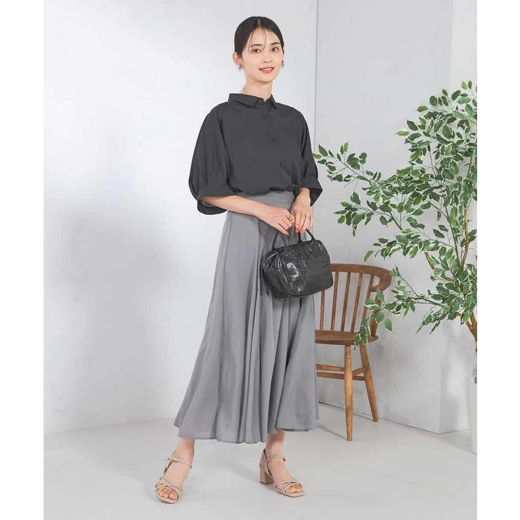 【接触冷感/洗える/イージーケア/毛玉になりにくい】シアータックシャツ | a.v.v【WOMEN】 | 詳細画像64 