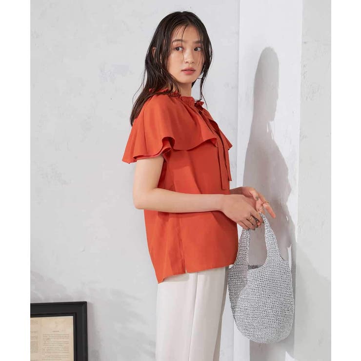 ナチュラルタッチフリルブラウス | a.v.v【WOMEN】 | 詳細画像11 