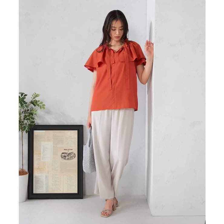 ナチュラルタッチフリルブラウス | a.v.v【WOMEN】 | 詳細画像13 