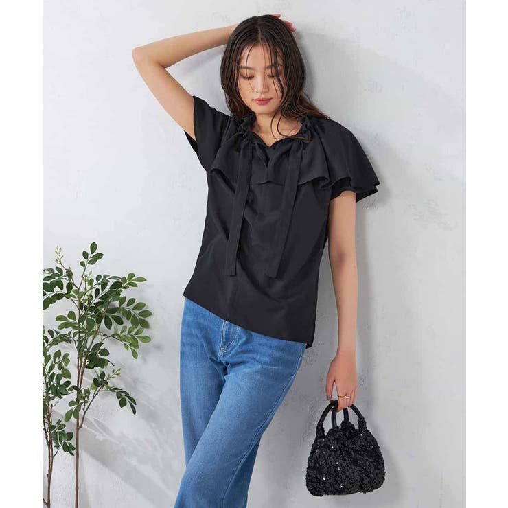 ナチュラルタッチフリルブラウス | a.v.v【WOMEN】 | 詳細画像16 