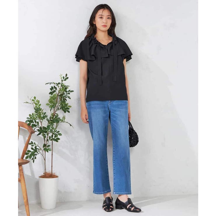 ナチュラルタッチフリルブラウス | a.v.v【WOMEN】 | 詳細画像17 