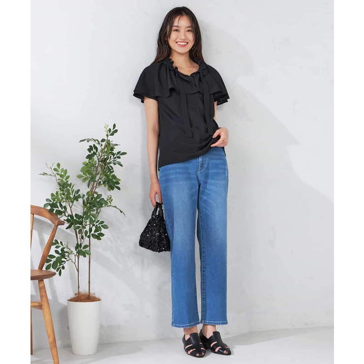 ナチュラルタッチフリルブラウス | a.v.v【WOMEN】 | 詳細画像18 