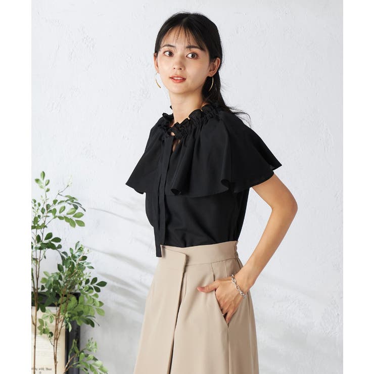 ナチュラルタッチフリルブラウス | a.v.v【WOMEN】 | 詳細画像22 