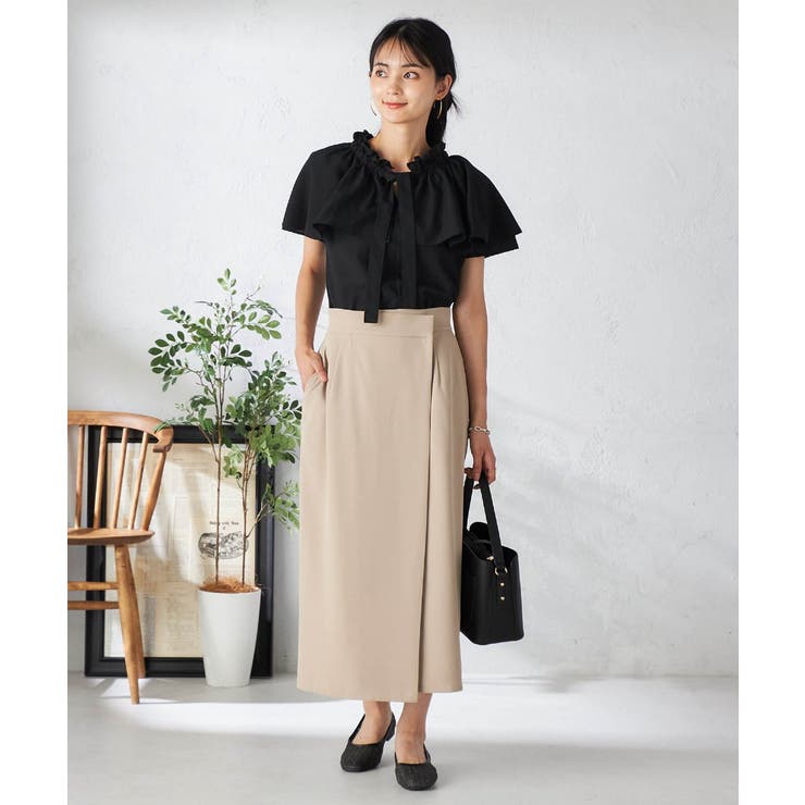 ナチュラルタッチフリルブラウス | a.v.v【WOMEN】 | 詳細画像23 