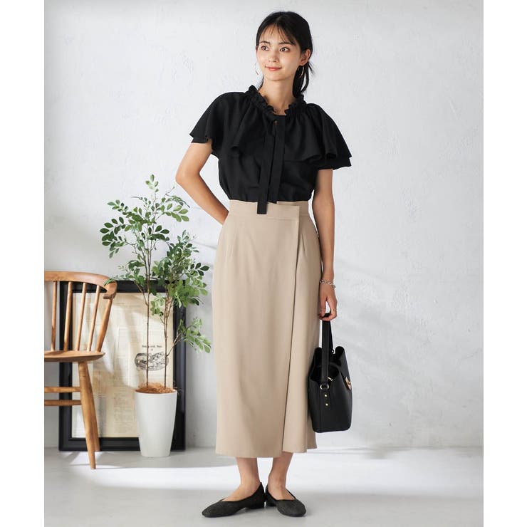 ナチュラルタッチフリルブラウス | a.v.v【WOMEN】 | 詳細画像24 