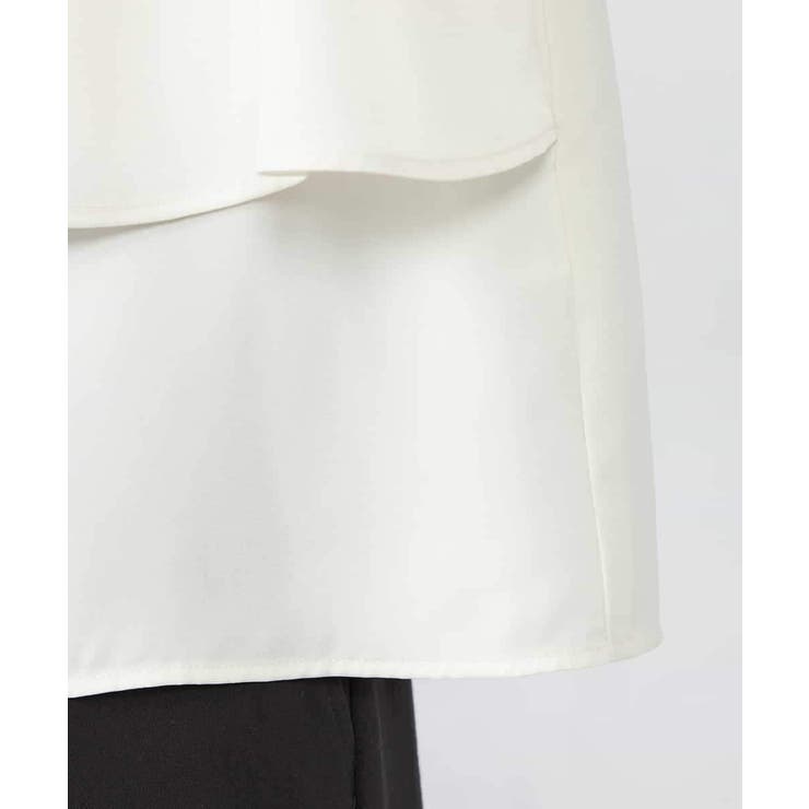 【接触冷感/UVカット/吸水速乾/イージーケア】サテンティアードブラウス | a.v.v【WOMEN】 | 詳細画像25 