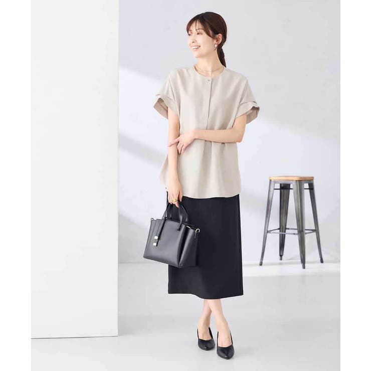 【接触冷感 UVカット】リネンライクスキッパーブラウス【セットアップ対応 アンチ… | a.v.v【WOMEN】 | 詳細画像26 