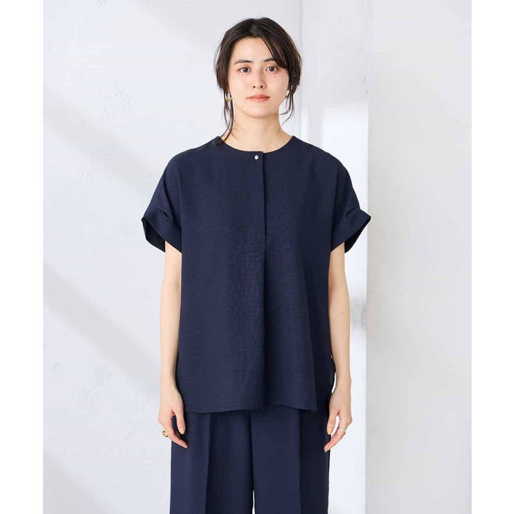 【接触冷感 UVカット】リネンライクスキッパーブラウス【セットアップ対応 アンチ… | a.v.v【WOMEN】 | 詳細画像34 