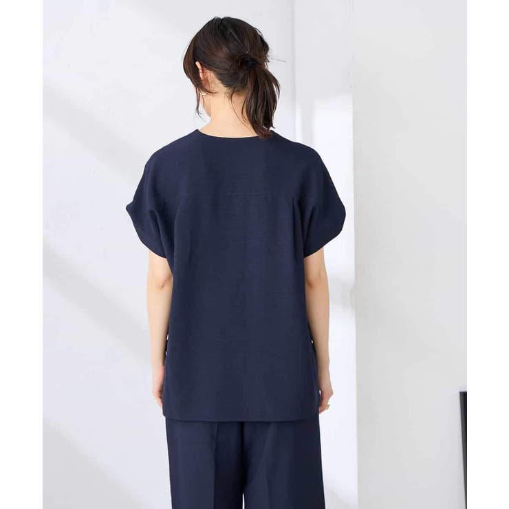 【接触冷感 UVカット】リネンライクスキッパーブラウス【セットアップ対応 アンチ… | a.v.v【WOMEN】 | 詳細画像36 