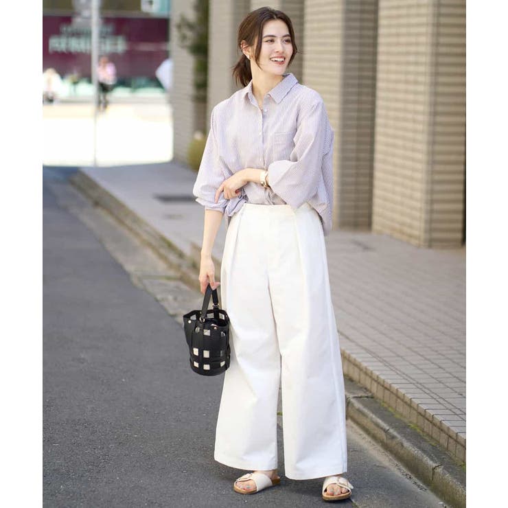 リネン混ベーシックシャツ | a.v.v【WOMEN】 | 詳細画像27 