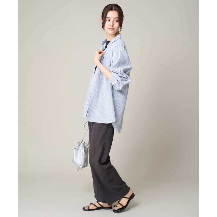 リネン混ベーシックシャツ | a.v.v【WOMEN】 | 詳細画像9 