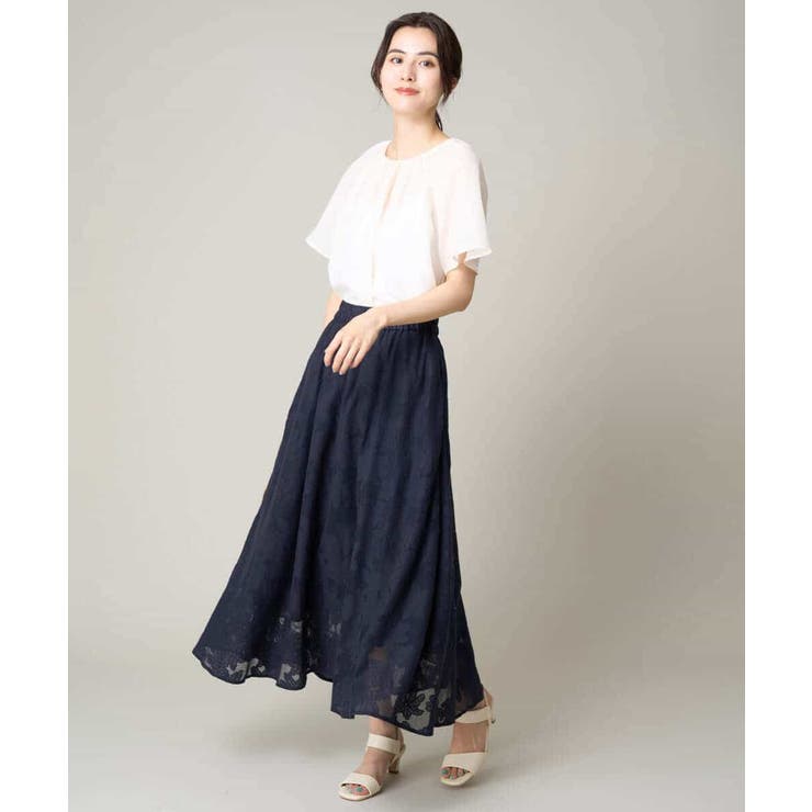 【洗える】フレアスリーブシアータックブラウス | a.v.v【WOMEN】 | 詳細画像15 