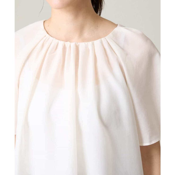 【洗える】フレアスリーブシアータックブラウス | a.v.v【WOMEN】 | 詳細画像26 