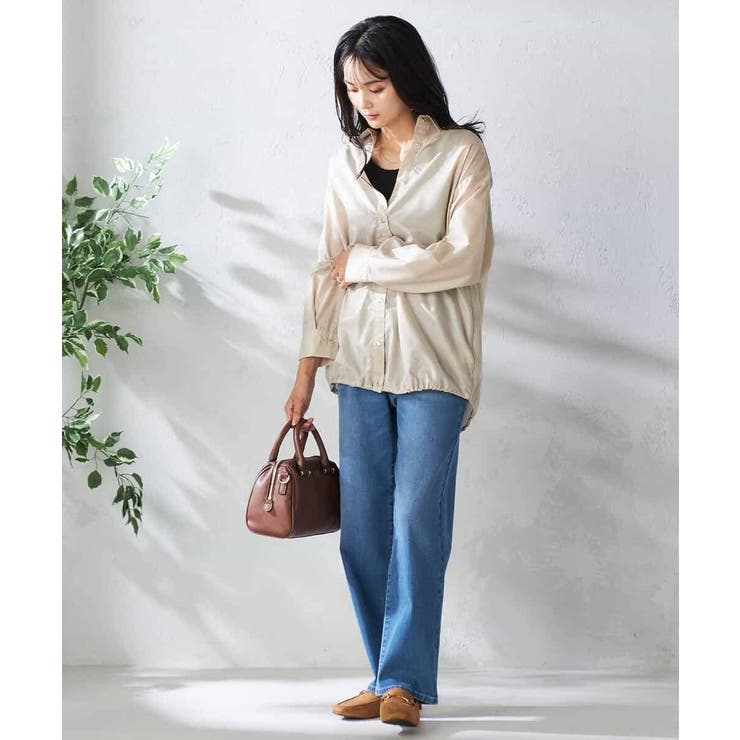 ドロストセミシアーシャツ | a.v.v【WOMEN】 | 詳細画像13 