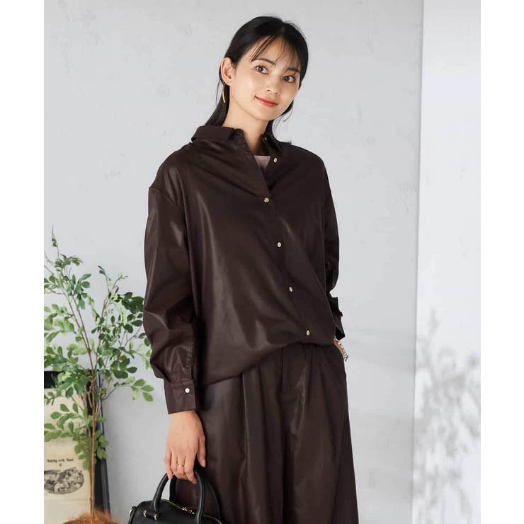 ドロストセミシアーシャツ | a.v.v【WOMEN】 | 詳細画像15 