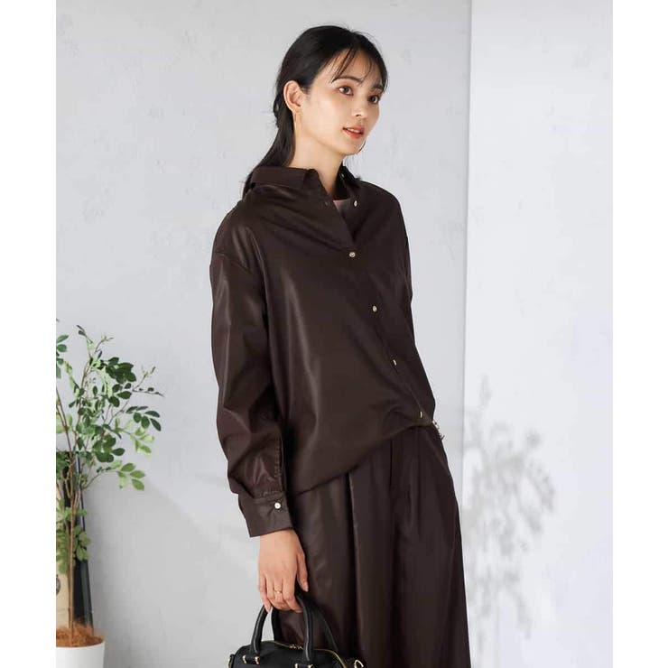 ドロストセミシアーシャツ | a.v.v【WOMEN】 | 詳細画像16 