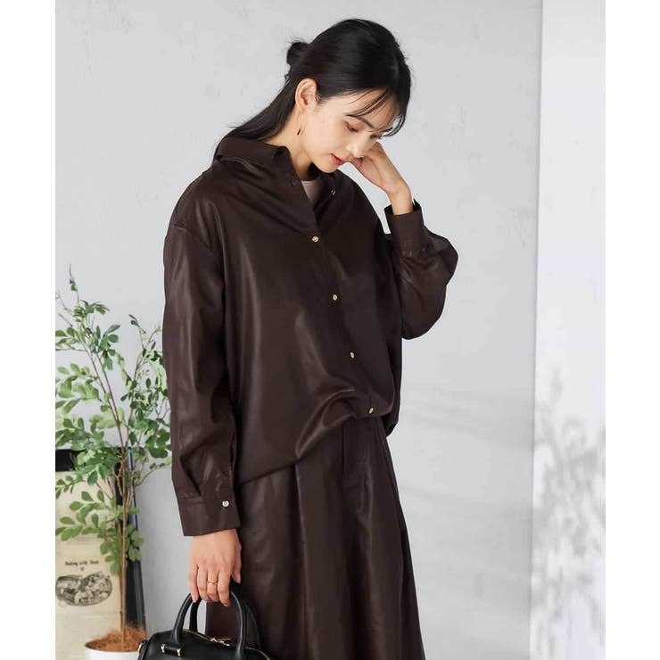 ドロストセミシアーシャツ | a.v.v【WOMEN】 | 詳細画像17 