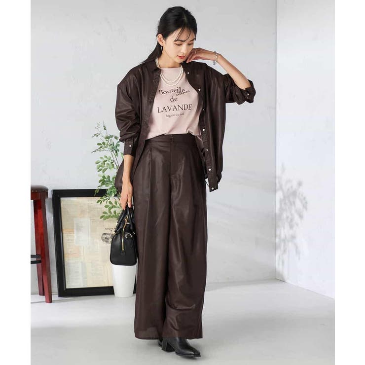 ドロストセミシアーシャツ | a.v.v【WOMEN】 | 詳細画像22 