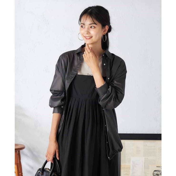 ドロストセミシアーシャツ | a.v.v【WOMEN】 | 詳細画像28 