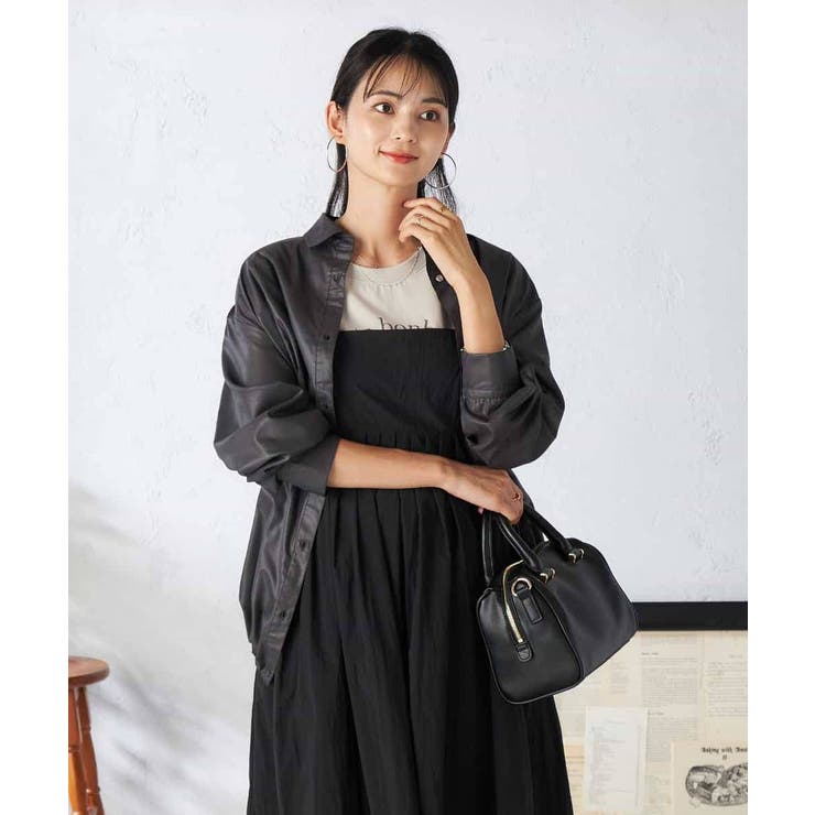 ドロストセミシアーシャツ | a.v.v【WOMEN】 | 詳細画像29 