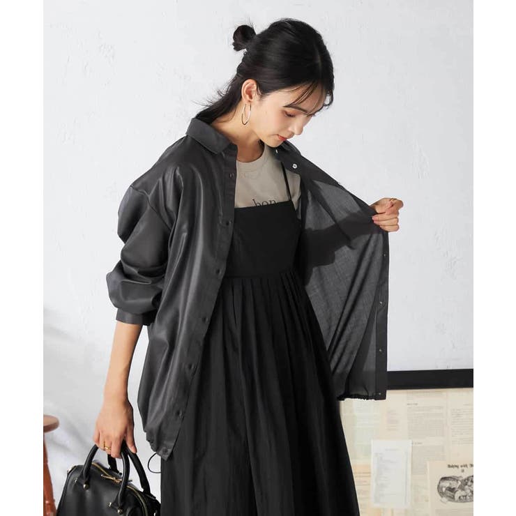 ドロストセミシアーシャツ | a.v.v【WOMEN】 | 詳細画像30 