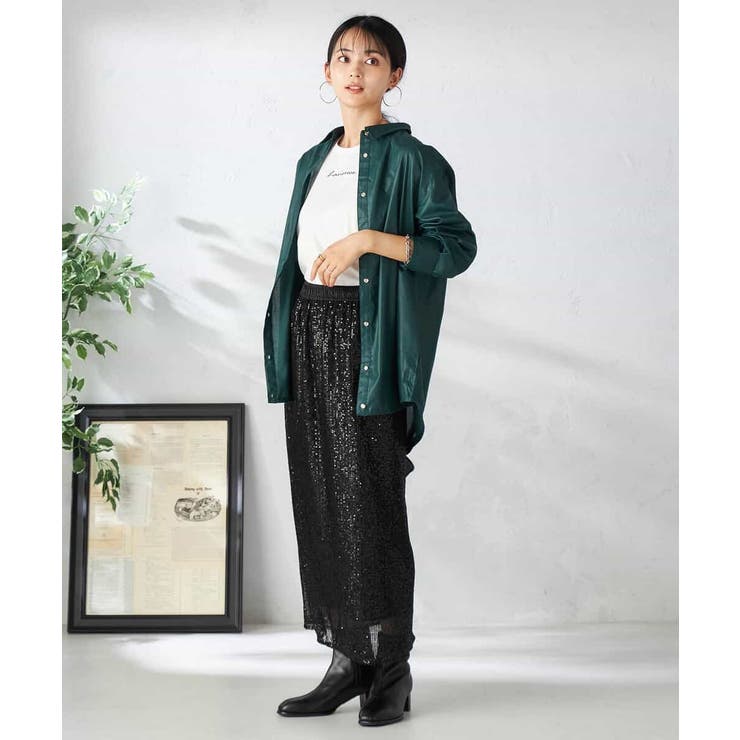 ドロストセミシアーシャツ | a.v.v【WOMEN】 | 詳細画像7 