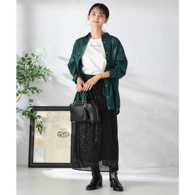 ドロストセミシアーシャツ | a.v.v【WOMEN】 | 詳細画像8 