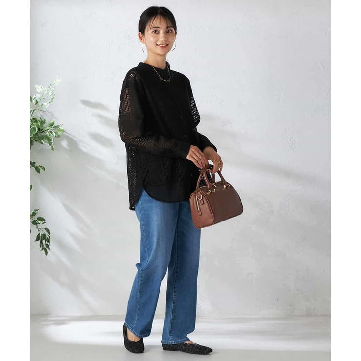 スクエアレースシャツ | a.v.v【WOMEN】 | 詳細画像18 