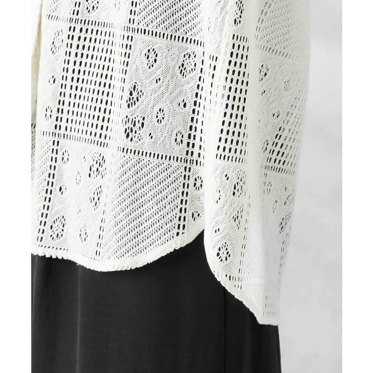 スクエアレースシャツ | a.v.v【WOMEN】 | 詳細画像24 