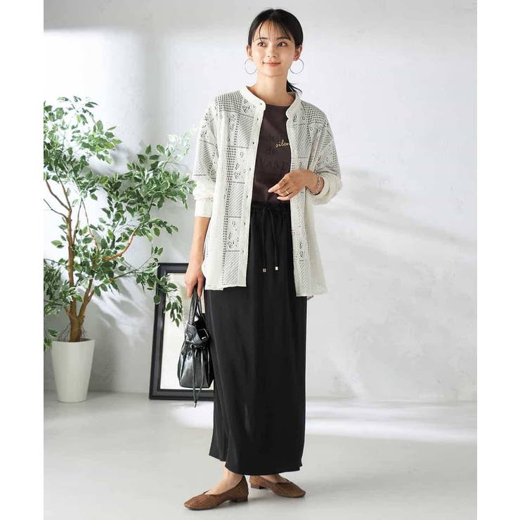 スクエアレースシャツ | a.v.v【WOMEN】 | 詳細画像6 