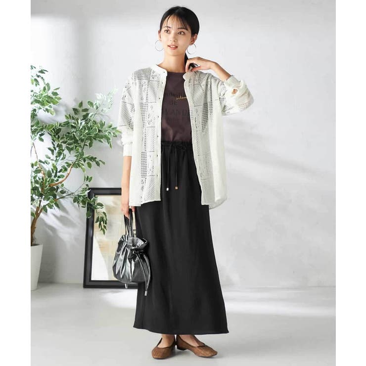 スクエアレースシャツ | a.v.v【WOMEN】 | 詳細画像7 