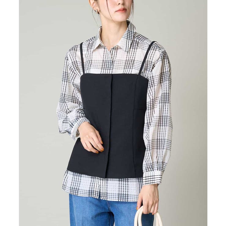 フロントボタンビスチェ | a.v.v【WOMEN】 | 詳細画像1 