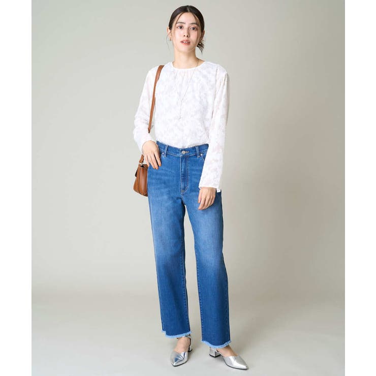 カットジャガードシアーブラウス | a.v.v【WOMEN】 | 詳細画像10 