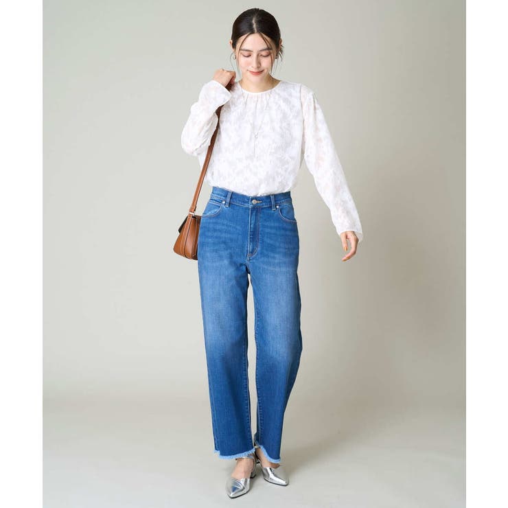 カットジャガードシアーブラウス | a.v.v【WOMEN】 | 詳細画像11 