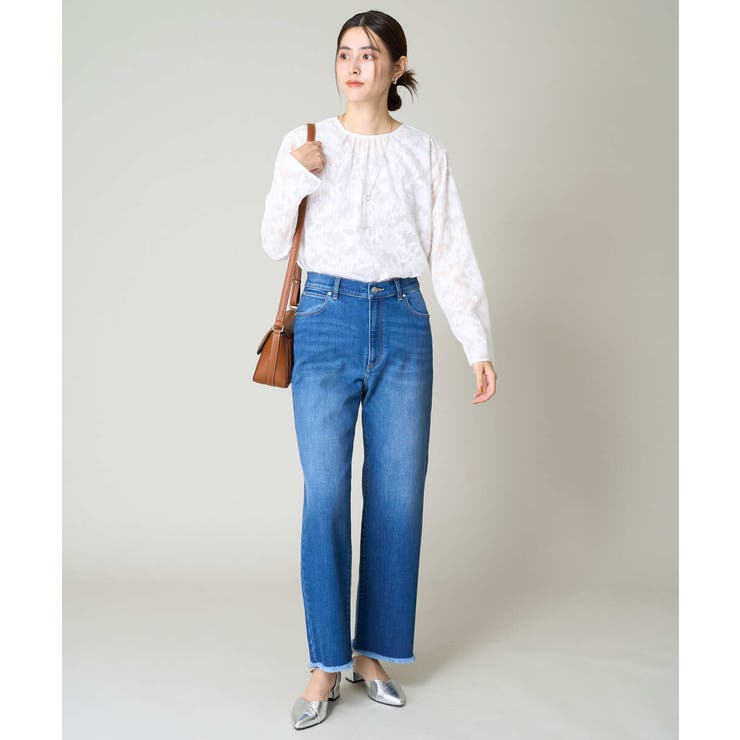 カットジャガードシアーブラウス | a.v.v【WOMEN】 | 詳細画像12 