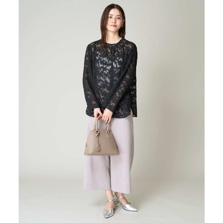 カットジャガードシアーブラウス | a.v.v【WOMEN】 | 詳細画像16 