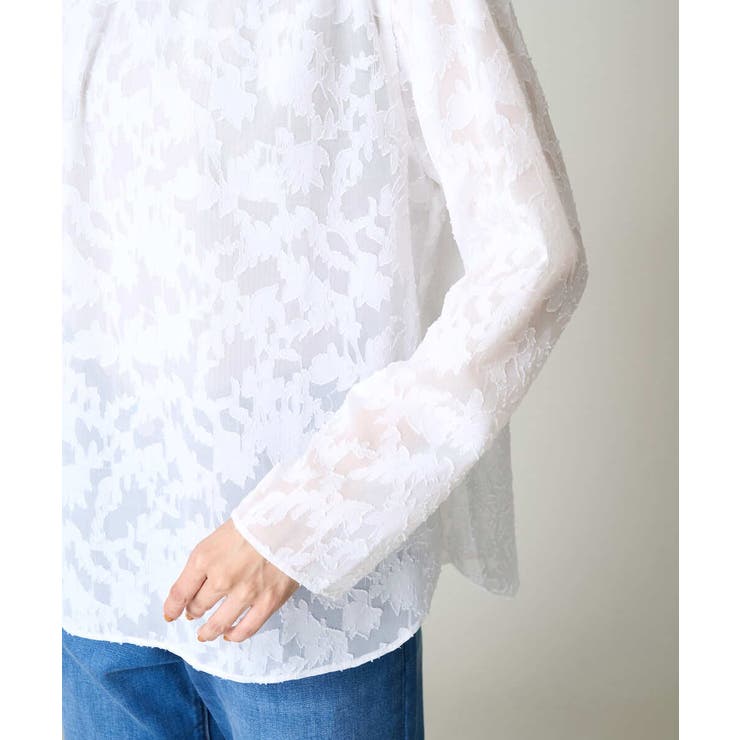 カットジャガードシアーブラウス | a.v.v【WOMEN】 | 詳細画像26 