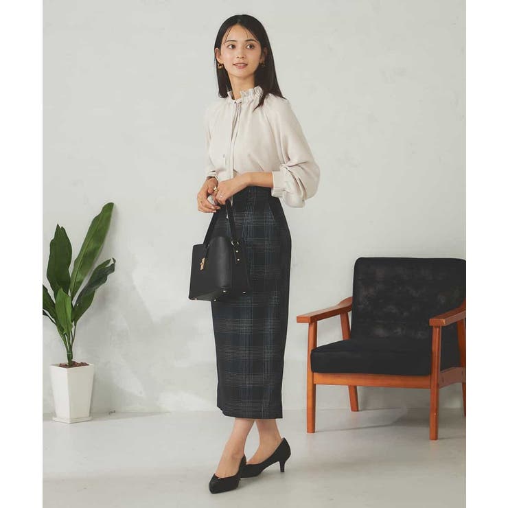 フリルネックボウタイブラウス | a.v.v【WOMEN】 | 詳細画像18 